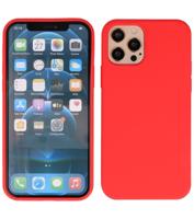 Lunso - Softcase hoes - iPhone 12 Pro Max - Rood