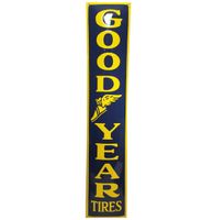 GoodYear Tires Emaille Bord 100 x 20 cm - thumbnail