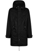 DSQUARED2 manteau à logo imprimé - Noir