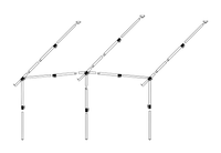 Dorema Frame Voortent Staal EasyGrip 28mm diepte 240 - thumbnail