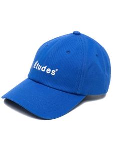 Etudes casquette à logo brodé - Bleu