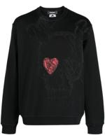 Dsquared2 Sweater met doodskopprint - Zwart