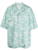 Maison MIHARA YASUHIRO chemise à imprimé graphique - Vert - thumbnail