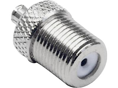 BKL Electronic 0416301 0416301 MCX-adapter MCX-stekker - F-bus 1 stuk(s)