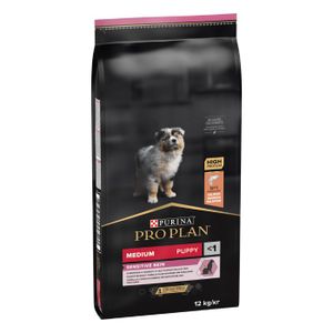 Purina Pro Plan Medium Puppy Sensitive Skin 12 kilo zalm