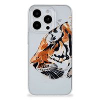 Hoesje maken iPhone 15 Pro Max Watercolor Tiger