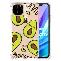 Apple iPhone 11 Pro Stevig Bumper Hoesje Avocado Singing