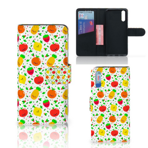 Huawei P20 Book Cover Fruits