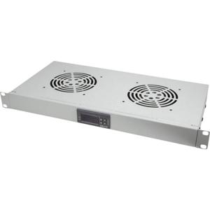 LogiLink FAU02FG 19 inch 2 x Ventilator voor patchkast Grijs