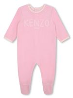 Kenzo Kids ensemble à logo imprimé - Rose - thumbnail