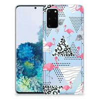 Samsung Galaxy S20 Plus TPU Hoesje Flamingo Triangle