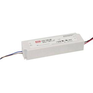 Mean Well LPV-100-15 LED-transformator Constante spanning 100 W 0 - 6.7 A 15 V/DC Niet dimbaar, PFC-schakeling, Overbelastingsbescherming 1 stuk(s)