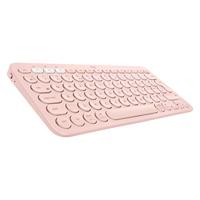 Logitech K380 Multi-Device Bluetooth Wireless Keyboard met Easy-Switch voor Maximaal 3 Apparaten, Slank, 2 Jaar Batterij - PC, Laptop, Windows, Mac, Chrome OS, Android, iPad OS, Apple TV - Roze