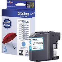 Brother LC225XLC cyaan inktcartridge met lange levensduur (geschatte levensduur: tot 1200 pagina's volgens ISO/IEC 24711)