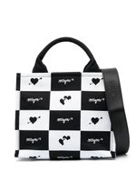 MSGM logo-print tote bag - Noir - thumbnail