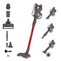 Hoover H-FREE 100 HF122GPT - Draadloze stickstofzuiger, cyclonische borstel voor huisdieren, verwijderbare 22V lithiumbatterij, 40 min, 0,9 l, LED-verlichting, 2 snelheden