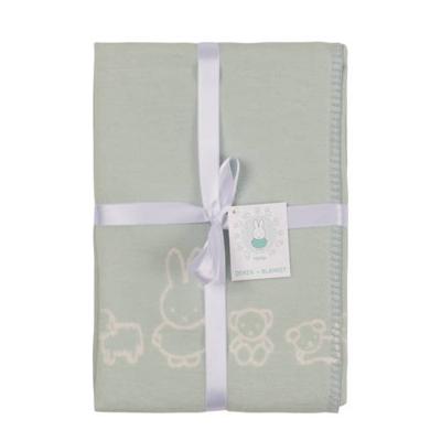 Briljant Baby Nijntje Grass baby ledikantdeken 100x150 cm groen Briljant Baby Nijntje Grass baby ledikantdeken 100x150 cm groen