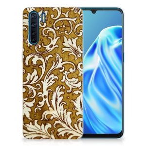 Siliconen Hoesje OPPO A91 Barok Goud