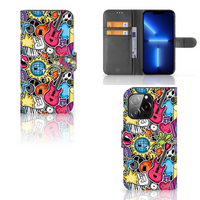 iPhone 13 Pro Wallet Case met Pasjes Punk Rock - thumbnail