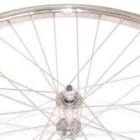 Voorwiel 28 x 1 3/8 HL32 alu velg rvs spk - thumbnail