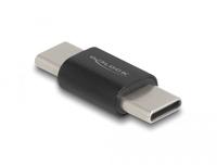 DELOCK SuperSpeed USB Adapter 10 Gbit/s (USB 3.2 Gen 2) USB Type-C™ Mannelijk naar Mannelijk, Zwart
