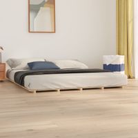 Bedframe massief grenenhout 160x200 cm - thumbnail