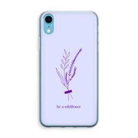 Be a wildflower: iPhone XR Transparant Hoesje - thumbnail