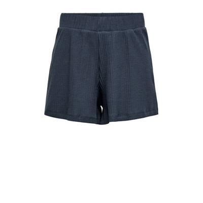 ONLY high waist straight fit sweatshort ONLNELLA donkerblauw ONLY high waist straight fit sweatshort ONLNELLA donkerblauw