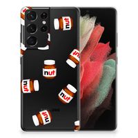 Samsung Galaxy S21 Ultra Siliconen Case Nut Jar - thumbnail