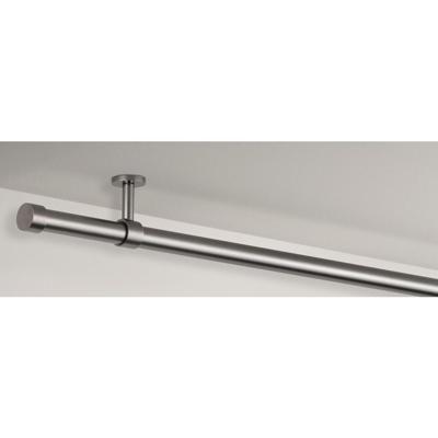 Op=Op | Leen Bakker - Gordijnroede 120cm - Zwart - Ø28mm (2016377) - Metaal - Grijs