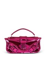 Balmain pochette Blaze en cuir métallisé - Rose