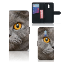 Telefoonhoesje met Pasjes OPPO Reno Britse Korthaar