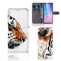 Hoesje Samsung S10 Lite Watercolor Tiger