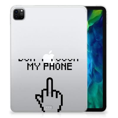 iPad Pro 11 2020/2021/2022 Print Case Finger Don't Touch My Phone