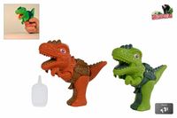 DinoWorld dinosaurus met stoom licht en geluid 17cm 2ass