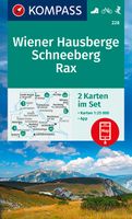 Wandelkaart 228 Wiener Hausberge - Schneeberg - Rax | Kompass