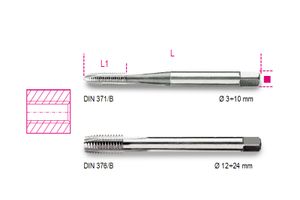 Beta Machinetappen voor doorlopende gaten HSS 428FP 14 - 004280014