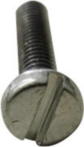 TOOLCRAFT 104192 Cilinderschroeven M4 6 mm Sleuf DIN 84 Staal Galvanisch verzinkt 200 stuk(s)