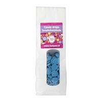 Tasty Me candy drops/smeltchocolade  - blauw - 330 g