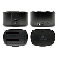 AXAGON AXAGON ADSA-ST Dual-Dockingstation, USB 3.0, 2x 2,5/3,5 SSD/HDD, SATA 6 Harde schijf-dockingstation - thumbnail