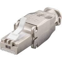 TRU COMPONENTS CAT 6 RJ45-connector, zonder gereedschap 1610347 Stekker, recht Aantal polen 8P8C 1 stuk(s) - thumbnail