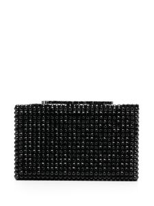 Philipp Plein pochette à ornements en cristal - Noir