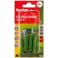 Fischer SX Plus Green 567864 Spreidplug 40 mm 8mm 10 stuk(s)