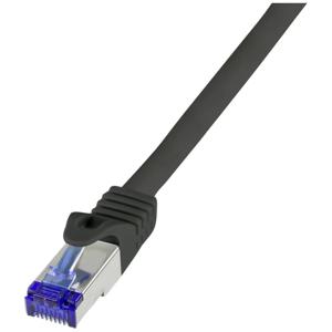 LogiLink C6A033S RJ45 CAT 6A S/FTP 1.00 m Zwart 1 stuk(s)