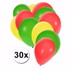 Feestartikelen ballonnen in Boliviaanse kleuren