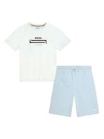 BOSS Kidswear survêtement en coton à logo imprimé - Blanc