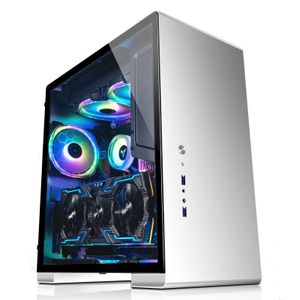 Jonsbo U5S Silver    Midi-tower PC-behuizing, Gaming-behuizing Zilver