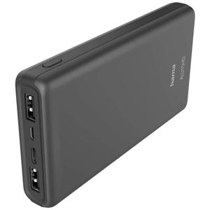 Hama ALU15HD Powerbank 15000 mAh LiPo USB-A, USB-C Antraciet