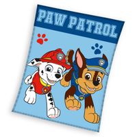 Paw Patrol Fleece plaid 130 x 170 cm blauw - thumbnail