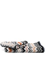 Missoni Home lot de 2 serviettes Bernard à motif zigzag - Noir